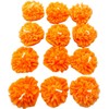 Set de 12 velas de cempásuchil con forma y aroma