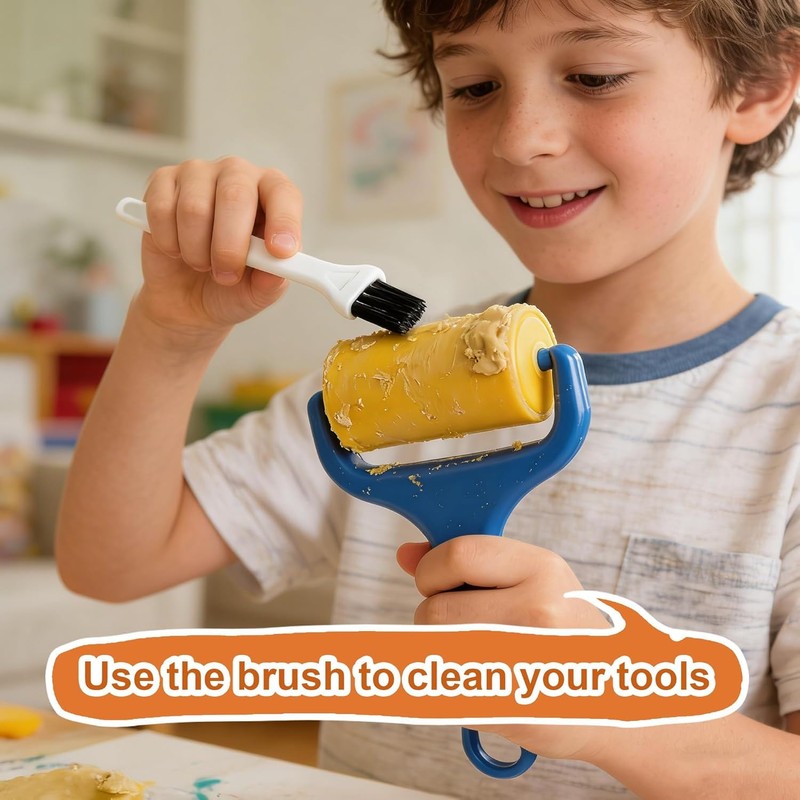 Kleeblatt Dough Tools Set for Kids - 37 Pcs Playdough