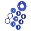 10 Pcs Set Router Template Guides Bushing High Strength Aluminum