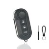 SUPALAND 3 Button Car Key for FIAT 500L 500 Punto