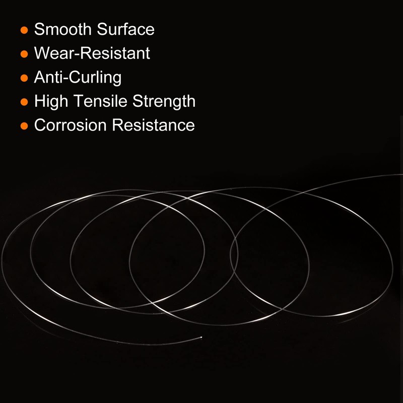 PATIKIL 328FT/109Yard 12lb Nylon Fishing Line, 4.5# Monofilament String Wire