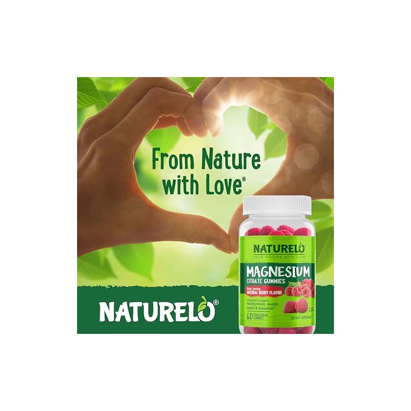 NATURELO- “Gomitas de Citrato de Magnesio para Apoyo a la