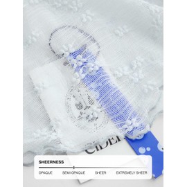 CIDER Mesh Tops Women Lace Square Neck Knotted Y2K Bell Sleeve Going Out Crop Top T Shirts Baby Blue