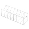 Belt Organizer,Acrylic Belt Storage Holder with Compartments | Clear Belt