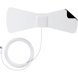 Antop 30 Miles Digital TV Antenna Indoor Directional UHF VHF Reception and 10 Feet High Performance Coax Cable