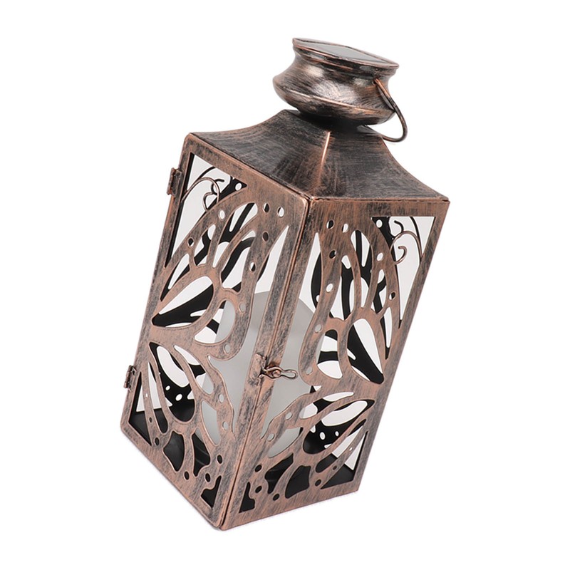LED Solar Lantern Outdoor Hanging Hollow Out Butterfly Solar Light