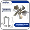 Appli Parts APFM-71E 7W Condenser and Evaporator Fan Motor 115V