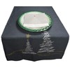 khevga Table Runner Table Cloth Christmas Modern in Grey with