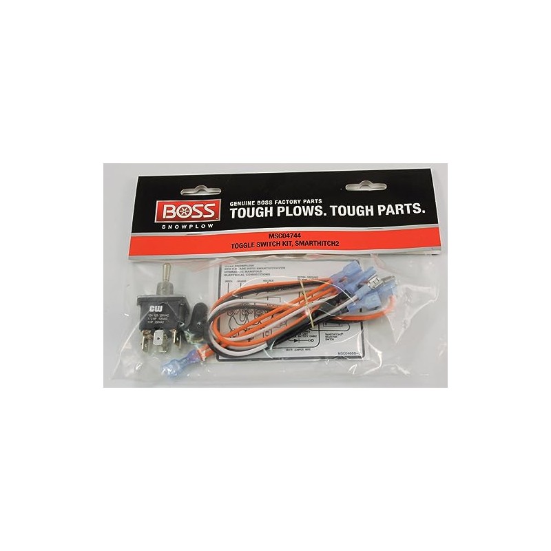 Boss Snowplow TOGGLE SWITCH KIT, SMARTHITCH2 - Push On Toggle