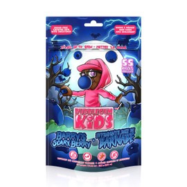 Bubblegum Kids Barry’s Scary Berry Sugar Free Gum | Stocking Stuffers, Holiday Candy, Party Favors | Sugarless Gum | Vegan, Peanut Free, Low Calorie Candy Alternative for Kids & Adults | 6 Pack