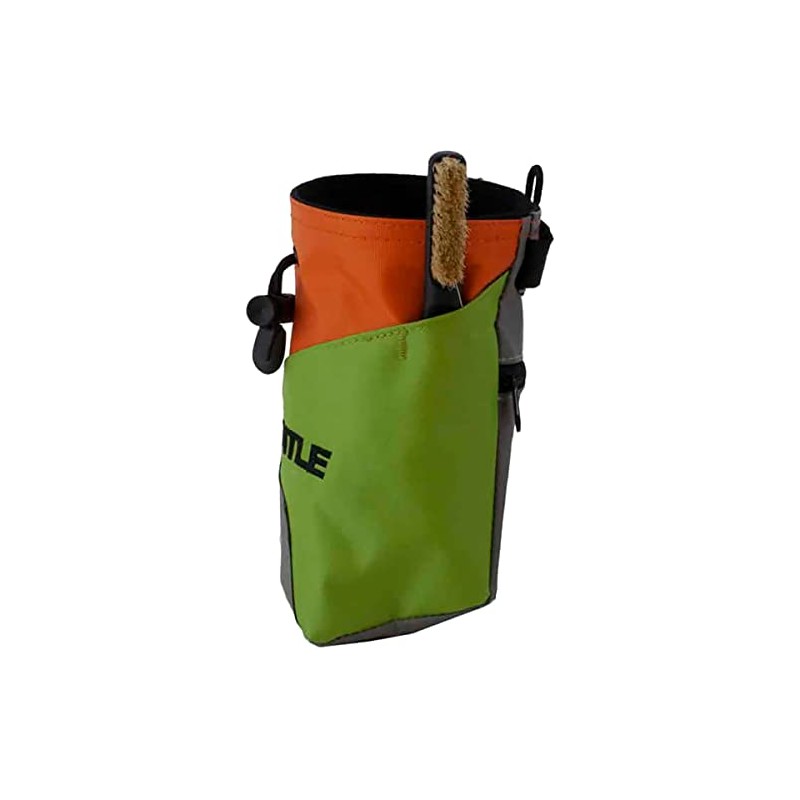 Mantle Chalk Bag Juggy in Orange/Green/Grey for Climbing Chalk for