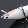 3D Minnow Luminous Fishing Lure Bass Crankbait Hooks 8.2cm 8g