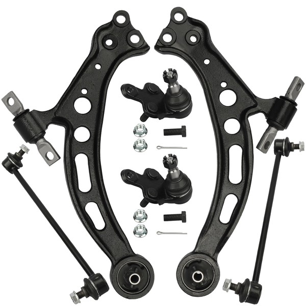 IRONTEK 6pcs Front Suspension Kit Lower Driver and Passenger Side
