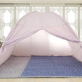 Large Square One-Touch Indoor Heating Tent for Living Room 4-person Mint 5ea