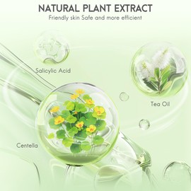 AOAWI Acne hydrocolloid Patches, 4 sizes and 3 shapes with 182pcs, The innovative size L suitable face, body, nose, Pimple, Acne blemishes, with Salicylic Acid, Tea Tree Oil, Centella Asiatica