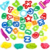 DOITEM Play Dough Tools Set for Kids Letter Molds,Numeral Molds