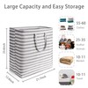 BOOMIBOO 2-Pack Large Laundry Basket,Waterproof Freestanding Laundry Hamper,Collapsible Clothes Basket