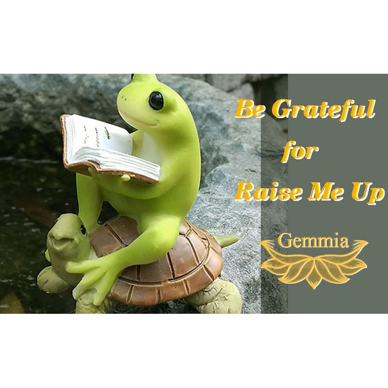 Gemmia Miniature Fairy Garden Reading Figurines- Reading Stronger Owl Statue