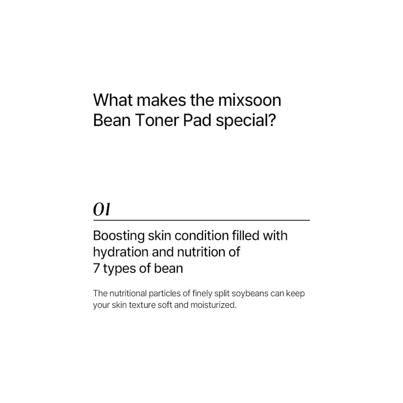 Bean Toner Pad by Mixsoon for Unisex - 70 Pc