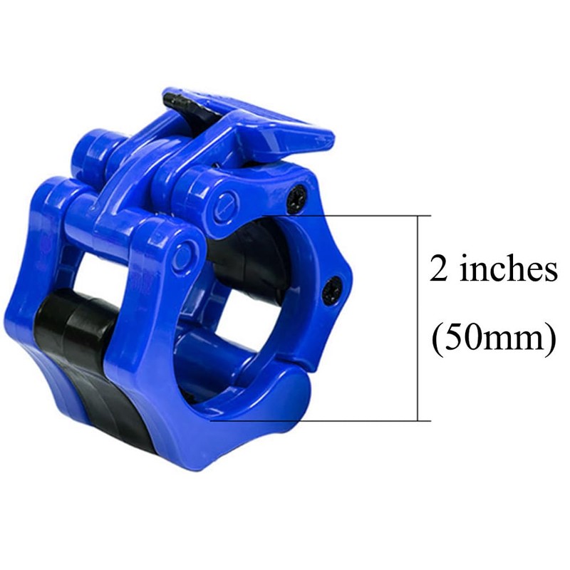 Barbell Clamps Olympic Barbell Collars Dumbbell Spinlock Clips 50mm Weight