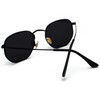 RUNHUIS Retro Polygon Sunglasses for Men and Women, Fashionable Square