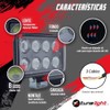 2 Faros Rectangulares con 8 Leds 32 Watts Luz Blanca