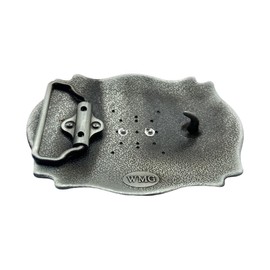 MULBA Vintage Style Alloy Belt Buckle American Cowboy Fashion Western 3D Engraved Cow Bull Head Belt Buckles (Horse)