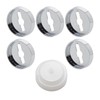 W10814133 Range Burner Knob Bezel Set – Replacement for Whirlpool