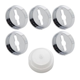 W10814133 Range Burner Knob Bezel Set – Replacement for Whirlpool & KitchenAid Cooktops – Replaces W10437082, W10797429, W10785119, W10796642