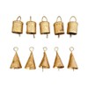 Itisyou Cowbell Christmas Bell Ornaments Hanging Ornaments Mini Christmas Ornaments