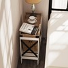 ZEXVIDA Narrow Side Table, End Table,Sofa Side Table, End Table
