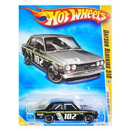 Hot Wheels Datsun Bluebird 510 2009 New Models Series Datsun Bluebird 510 1:64 Scale Collectible Die Cast Metal Toy Car Model #37/42