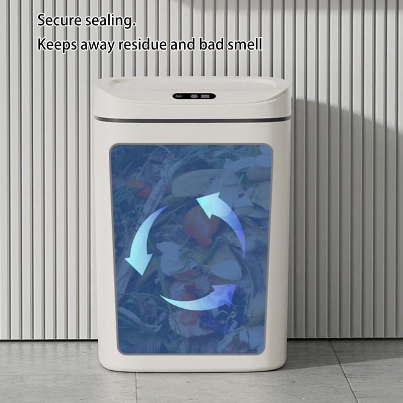 Automatic Motion Sensor Trash Can with Lid Smart Touchless Garbage