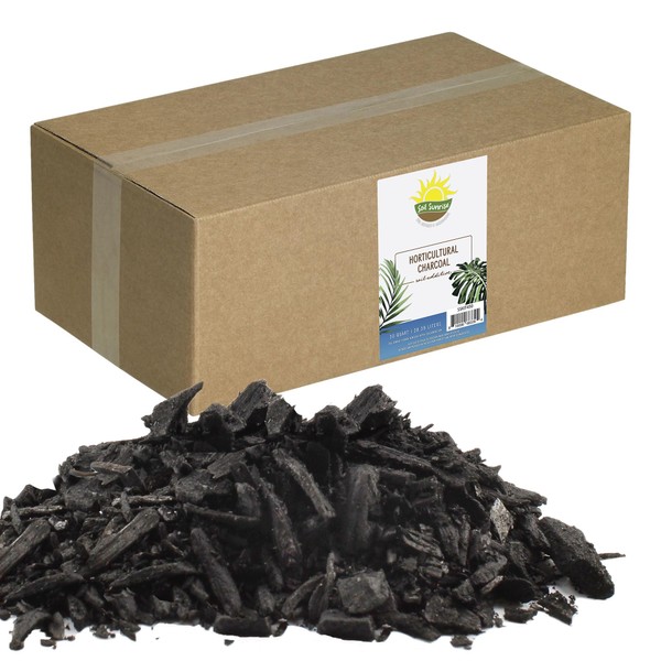 Horticultural Charcoal for Indoor Plants (30 Quarts), Hardwood Soil Additive