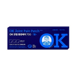 히딩크 OK 사각 관절 통증패치 700가우스 18매 1개, 1세트 Hiddink OK Square Joint Pain Patch 700 Gauss 18 sheets 1 piece, 1 set