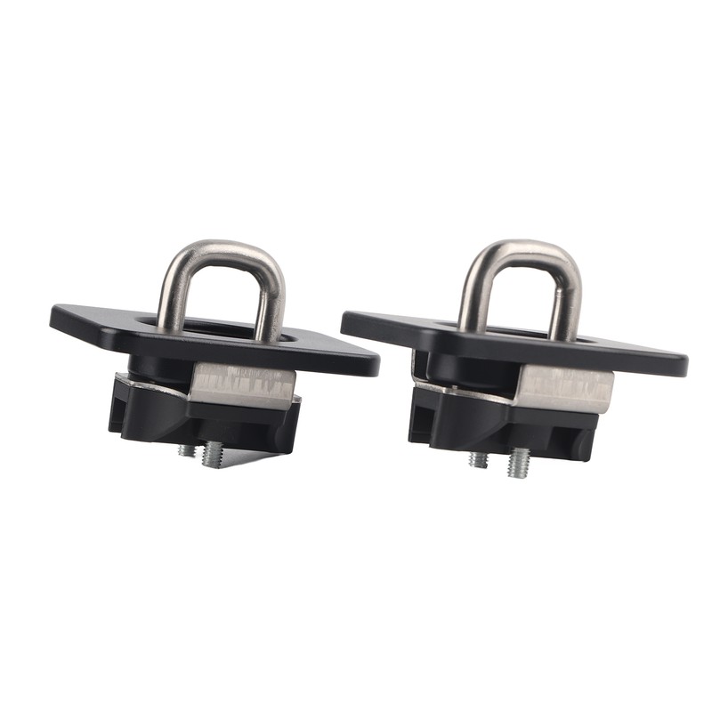 2pcs Stainless Steel Bull Ring Truck Bed Side Tie Down