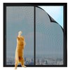 Fenstergitter Katzensicher, 120 x 150 cm, Ohne Bohren, für Dachfenster