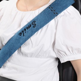 UINSUE Extra-Long Car Seat Belt Cover 29" Comfortable & Stress-Relieving Durable and Comfortable Car Seatbelt Shoulder Pad Enhance Your Driving Comfort and Safety