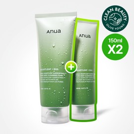 Anua Heartleaf Quercetinol Pore Deep Cleansing Foam 150ml*2ea - Anua Heartleaf Quercetinol Pore Deep Cleansing Foam 150ml*2ea