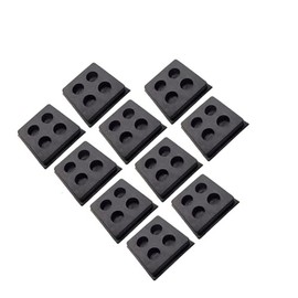 Replacement part fits (10) Heavy Duty 2" X 2" X 3/4" Square Anti-Vibration Rubber Pads For Various Use CHStet14840