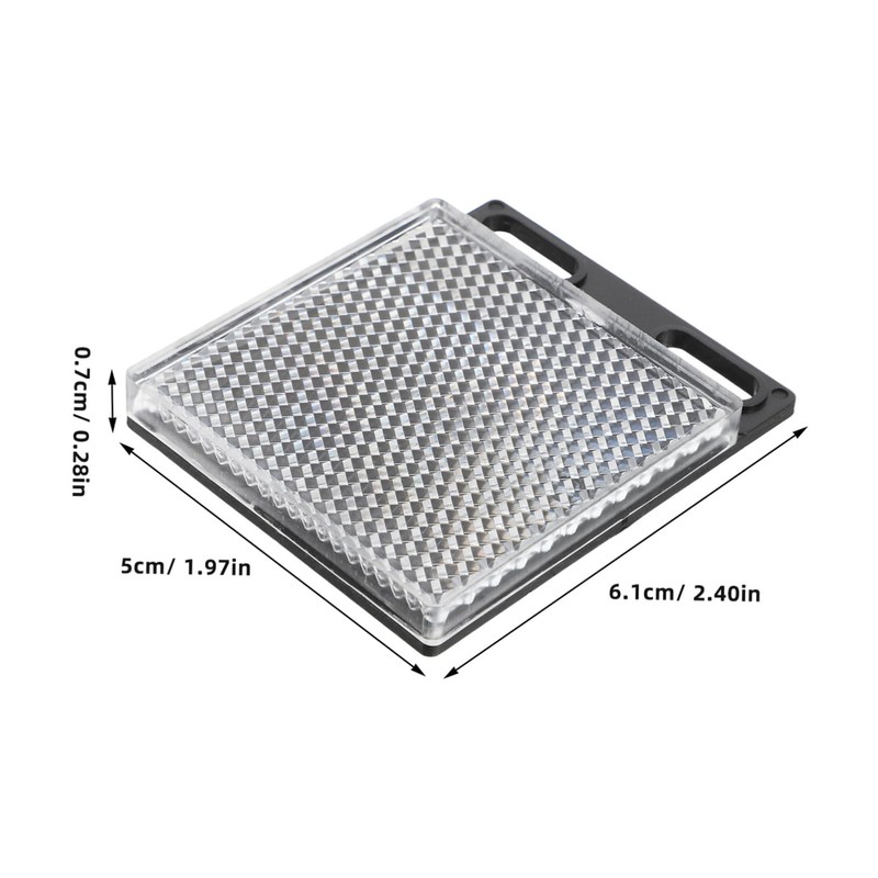 Operitacx Reflective Cycling Accessory Light Barrier Sensor Retroreflective Reflector Panel