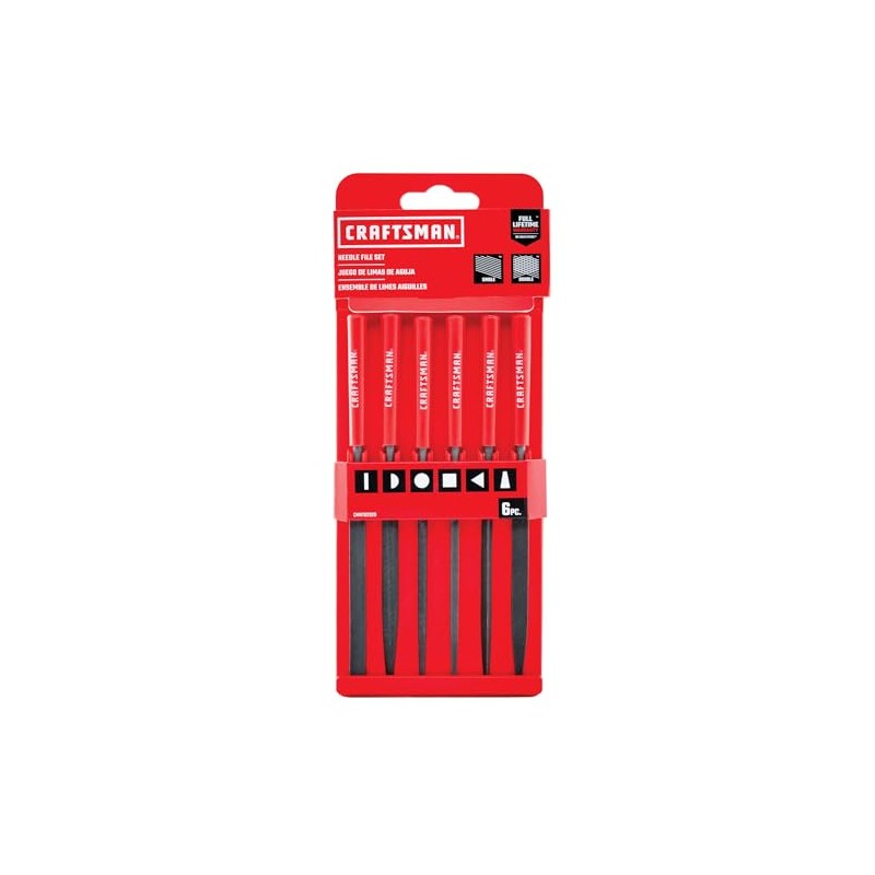 CRAFTSMAN Needle File Set, 6 Piece (CMHT82529)
