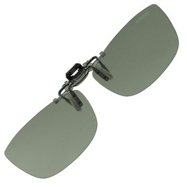 [cliponkeeper] Made in Japan Polarized Clip-on Sunglasses Over Glasses UV Protection UV400 Cut Ultra Lightweight Flip-up Type Large Extra Large Wide Cool Keeper 9317