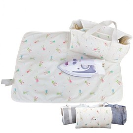 Portable Fabric Ironing Mat & Bag Set (1pc) Matte Gray