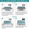 CISSOOK Hard Shell Case for MacBook Pro 14 Inch Case