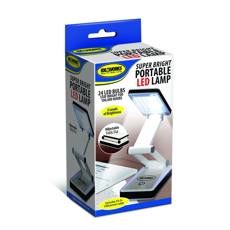 IdeaWorks LED Lamp for Desk - Collapsible, Portable from Home