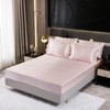 Luxury Silky Comforter Set with Sheet Set Queen 8 Pieces