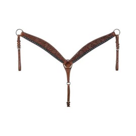 Tough 1 Turquoise Buckstitch Breastcollar Horse Me