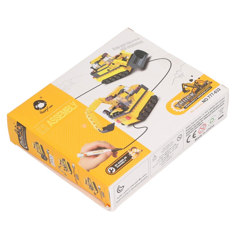 Digging Truck Toy Inductive DIY Assembly Electronic Vehicle Excavator Construction