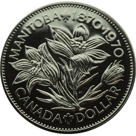 Uncirculated Canadian Coin (1 Dollar, 1970)